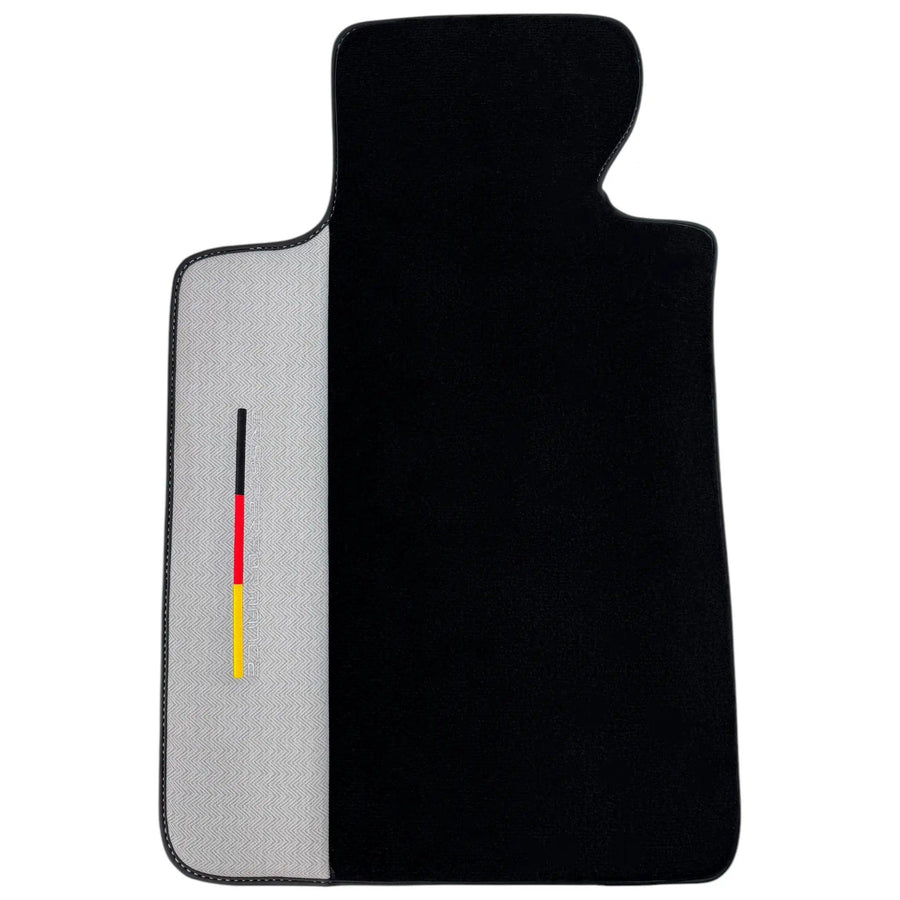 Black Floor Mats for BMW M3 G81 Touring (2022-2026) with Gray Leather