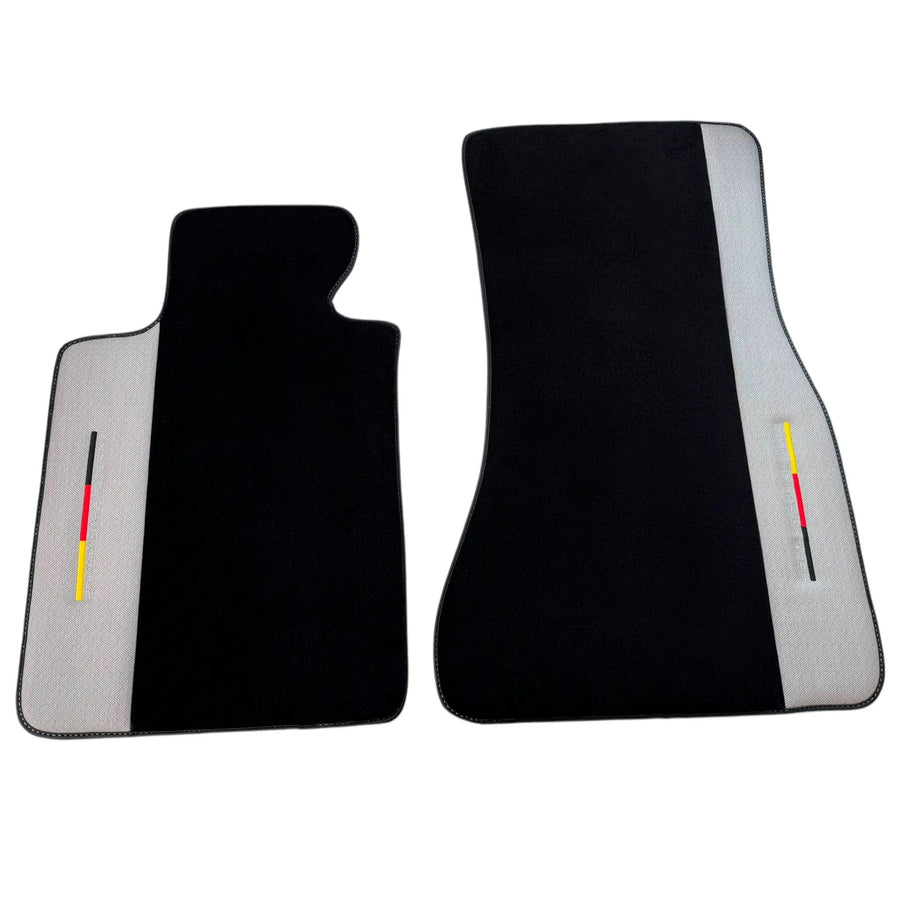 Black Floor Mats for BMW M3 G81 Touring (2022-2026) with Gray Leather