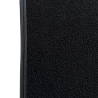 Black Floor Mats for BMW Gran Tourer F46 (2015-2022) 7 Seats with Green Leather ER56 Performance