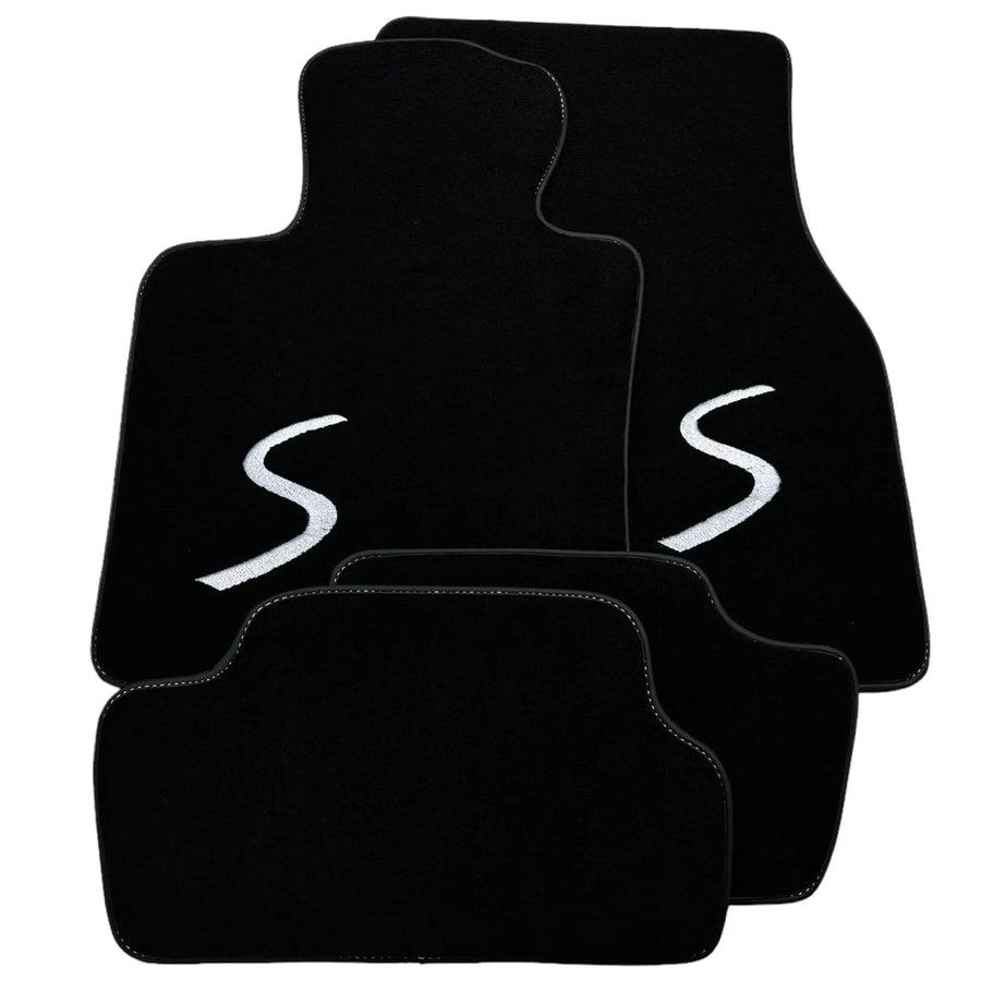 Black Floor Mats for Mini Cabrio F57 Convertible (2016-2023) - AutoWin
