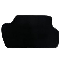 Black Floor Mats for Mini Cabrio R52 Convertible (2004-2009) with Leather - AutoWin
