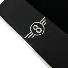 Black Floor Mats for Mini Cabrio R52 Convertible (2004-2009) with Leather | White Trim - AutoWin