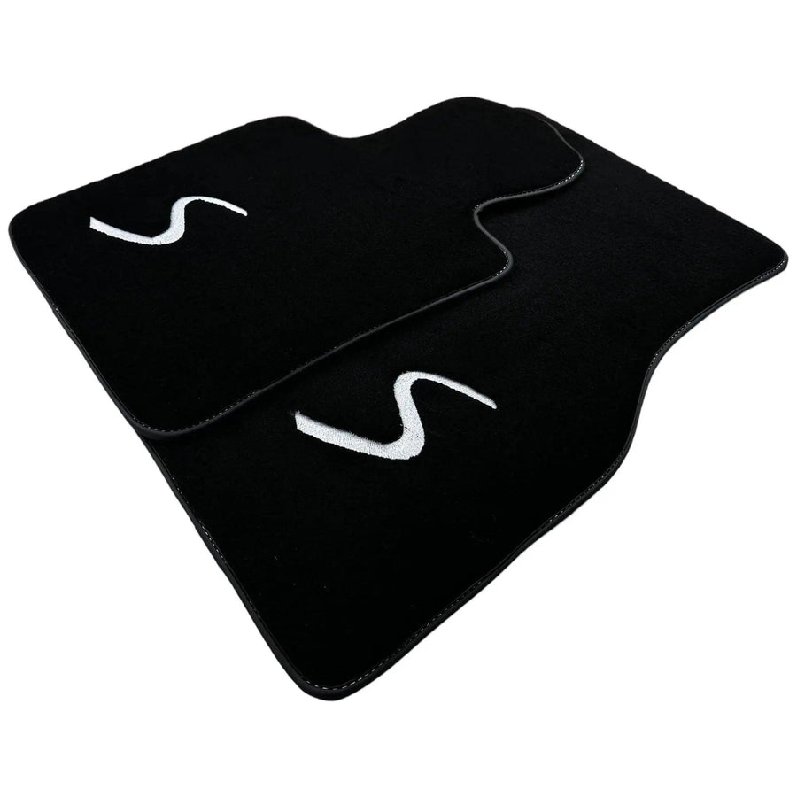 Black Floor Mats for Mini Cabrio R56 Convertible (2009-2016) - AutoWin