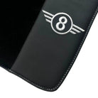 Black Floor Mats for Mini Clubman F54 (2019-2023) with Leather - AutoWin