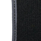 Black Floor Mats for Mini Countryman F60 Hybrid (2020-2023) with Gray Trim - AutoWin