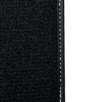 Black Floor Mats for Mini Countryman R60 (2010-2017) with Leather - AutoWin