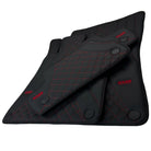 Black Leather Floor Mats For Mercedes Benz CLS-Class C218 Coupe (2011-2014) | ER56 Design - AutoWin