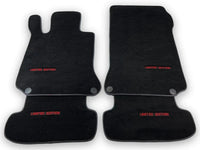 Black Leather Floor Mats For Mercedes Benz S-Class X222 Maybach (2015-2021) | ER56 Design - AutoWin