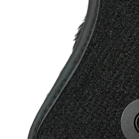 Black Sheepskin Floor Mats For Mercedes Benz A-Class W168 (1997-2004) | ER56 Design - AutoWin