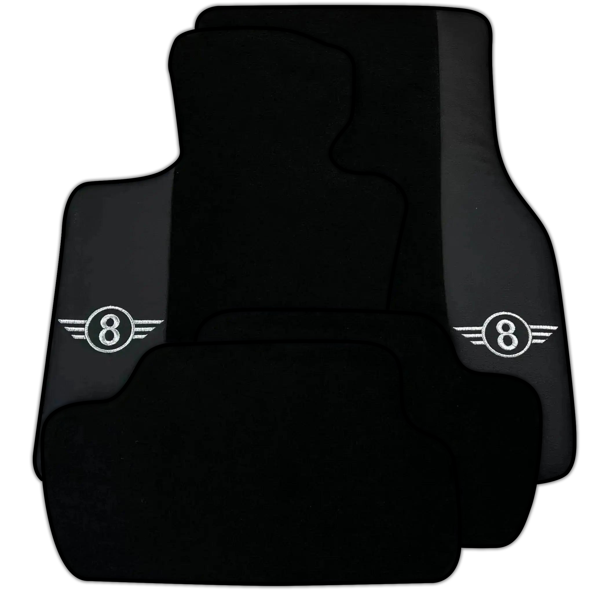 Black Floor Mats for Mini Cooper / One F56 3-Doors (2014-2023) Various Trim Colors