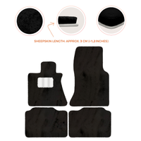 Premium Sheepskin Floor Mats for Rolls-Royce Phantom Sedan (2003-2016)