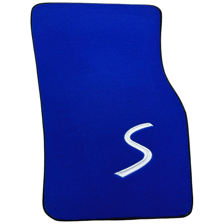 Blue Floor Mats for Mini Cabrio F57 Convertible (2016-2023) - AutoWin