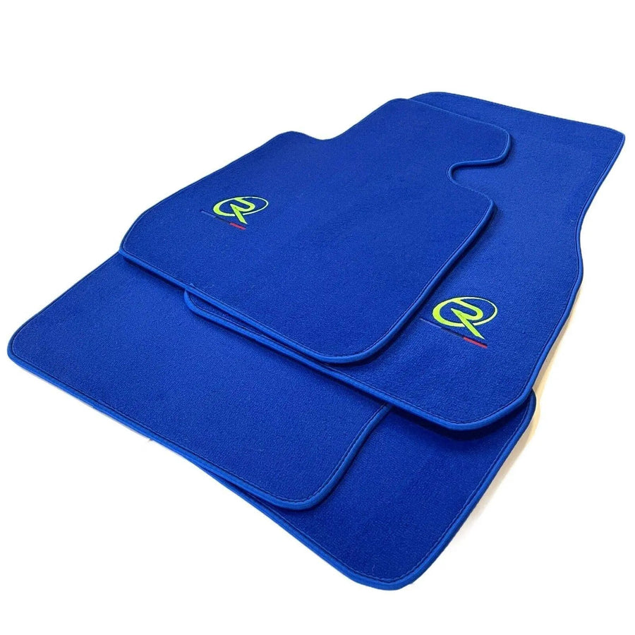 Blue Mats For BMW Gran Tourer F46 (2015-2022) 7 Seats Tailored Set Perfect Fit - AutoWin