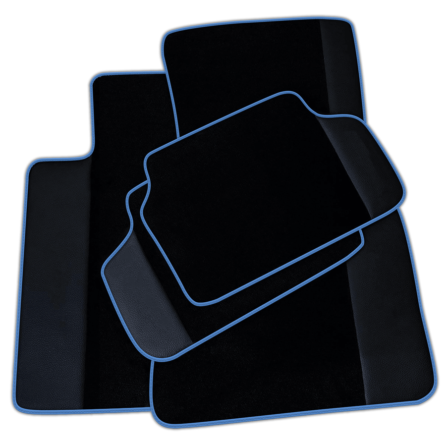 Black Floor Mats for BMW 2 Series M5 G90 (2023-2026) Sedan with Leather | Various Trim Colors