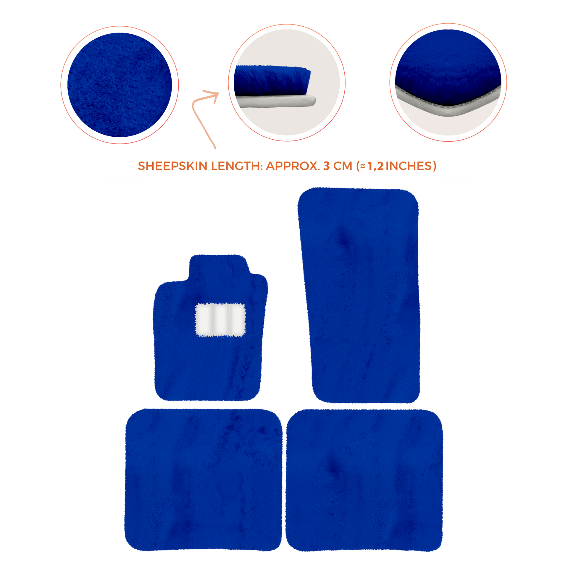 Premium Sheepskin Floor Mats for Bentley Bentayga (2015-2023)