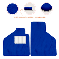 Premium Sheepskin Floor Mats for Lamborghini Aventador (2012-2022)