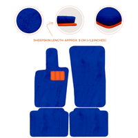 Luxury Sheepskin Floor Mats for Porsche Panamera (2017-2023)