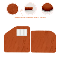 Sheepskin Floor Mats for Aston Martin Vulcan (2015-2016) Track Car - Luxury