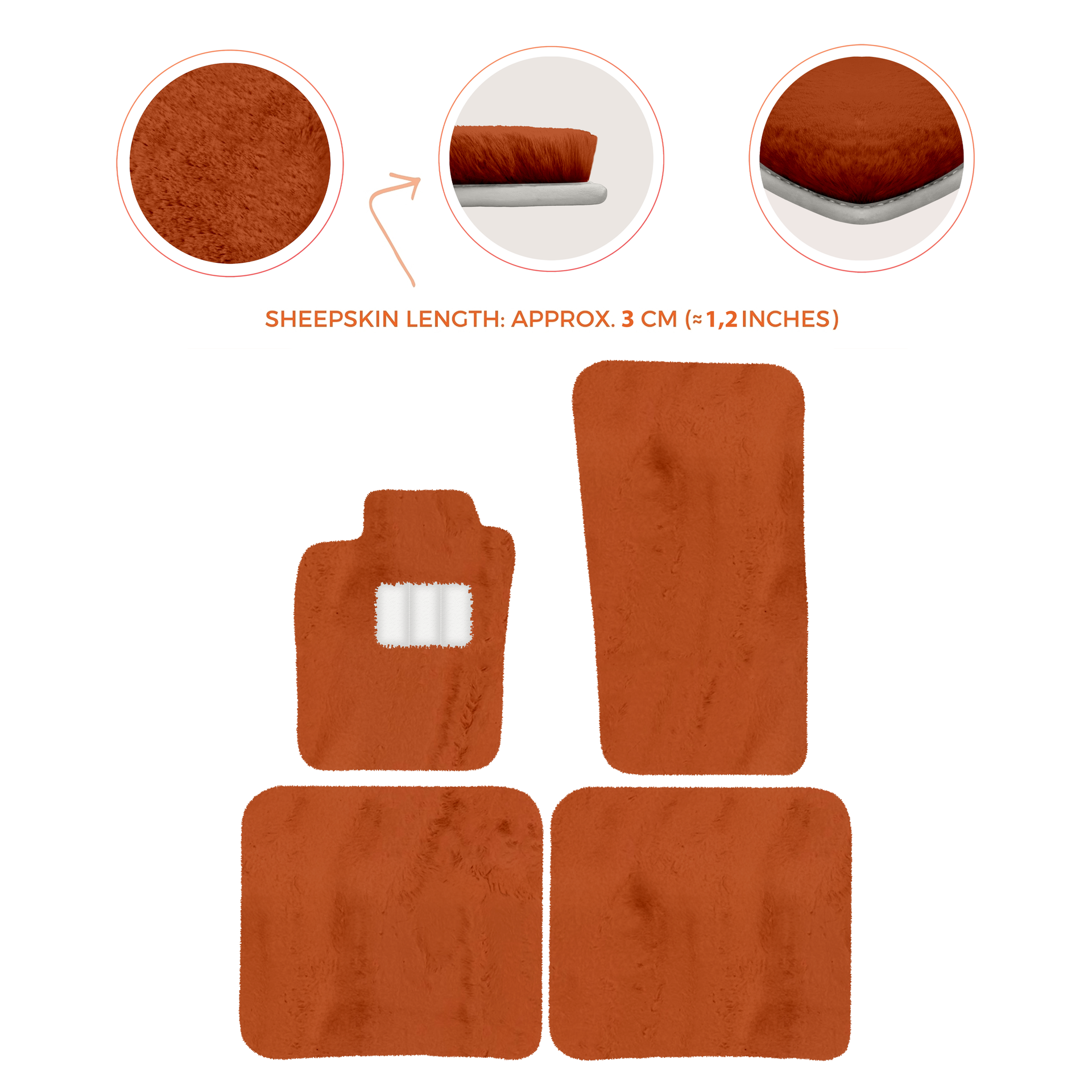 Premium Sheepskin Floor Mats for Bentley Bentayga (2015-2023)