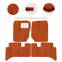 Premium Sheepskin Floor Mats for Range Rover Sport L460 (2022-2024)