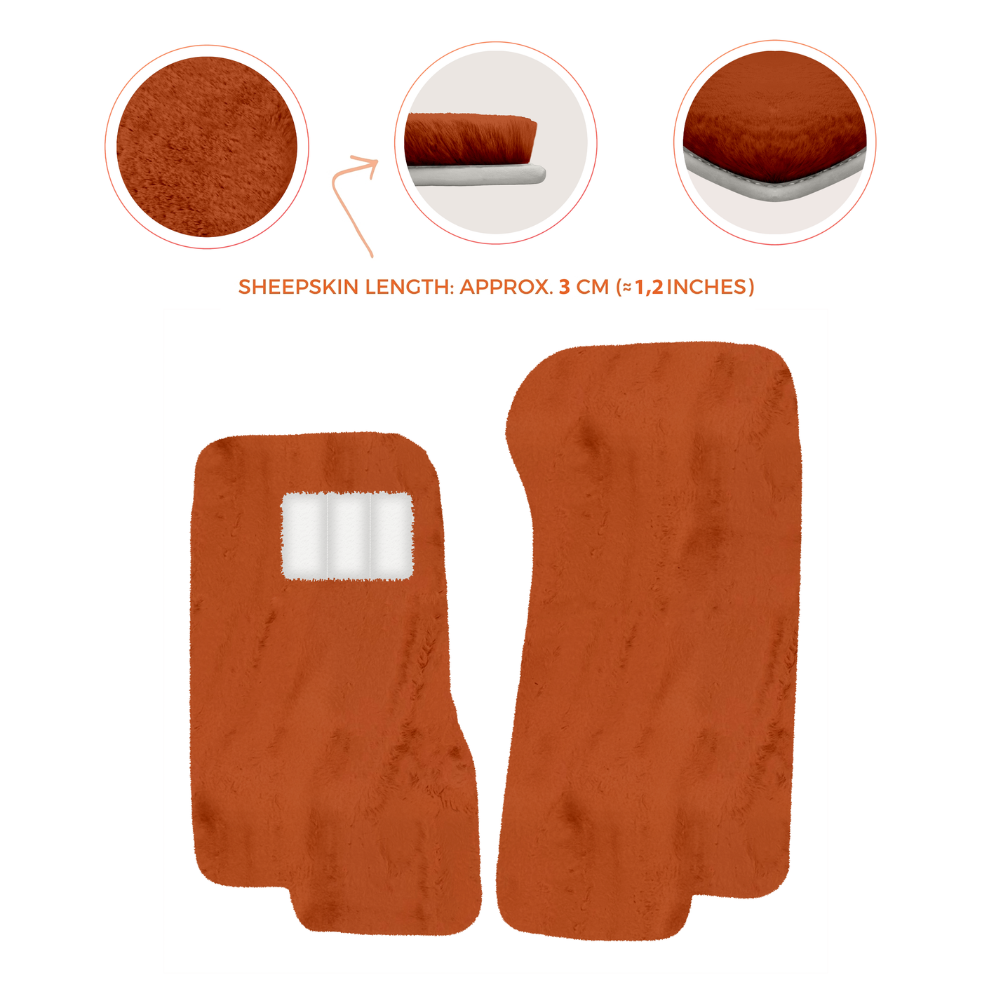 Luxury Sheepskin Floor Mats for Aston Martin V8 Coupe Special Volante (96-03)