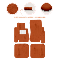 Premium Luxurious Sheepskin Floor Mats for Bentley Arnage (1998-2009)