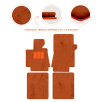 Luxurious Premium Sheepskin Floor Mats for Bentley Arnage (1998-2009)