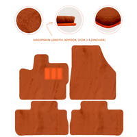 Premium Sheepskin Floor Mats for 2003-2007 Land Rover Freelander