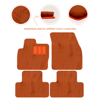 Premium Sheepskin Floor Mats for Range Rover Vehicles (2012-2022)