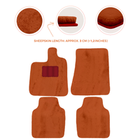 Premium Luxury Sheepskin Floor Mats for Ferrari Roma (2021-2024)