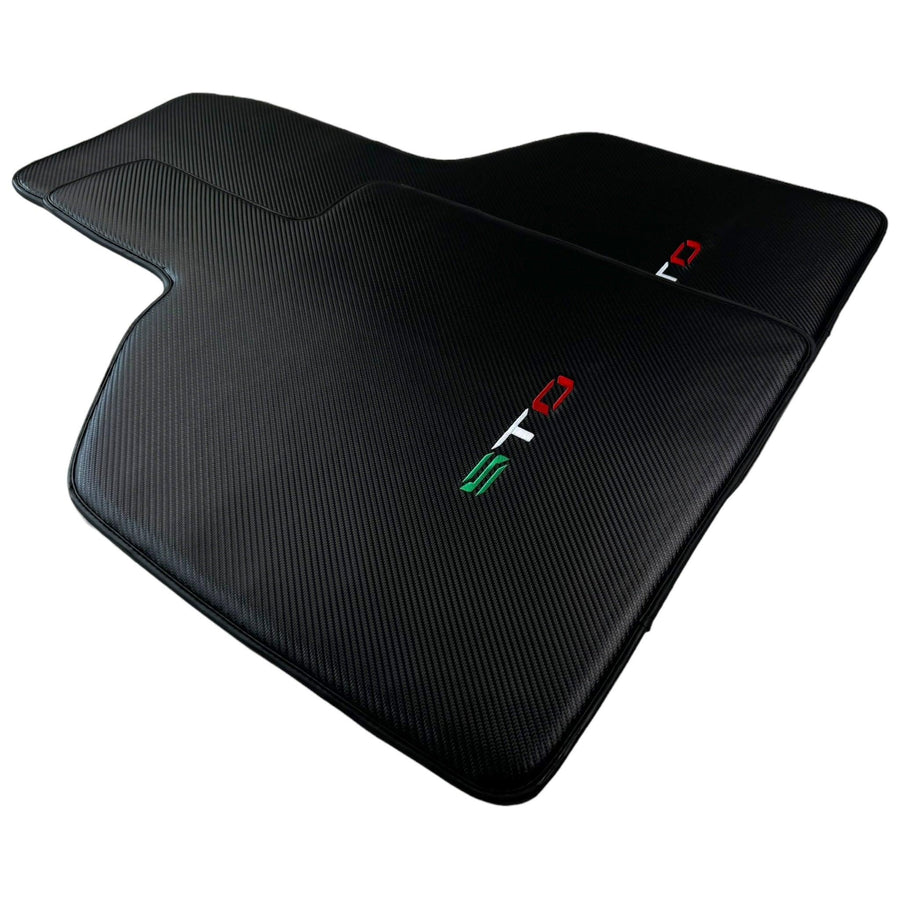 Carbon Fiber Floor Mats for Lamborghini Huracan STO Italian Edition - AutoWin