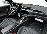 Carbonfaser-Leder-Fußmatten für Ferrari Portofino (2018–2023).
