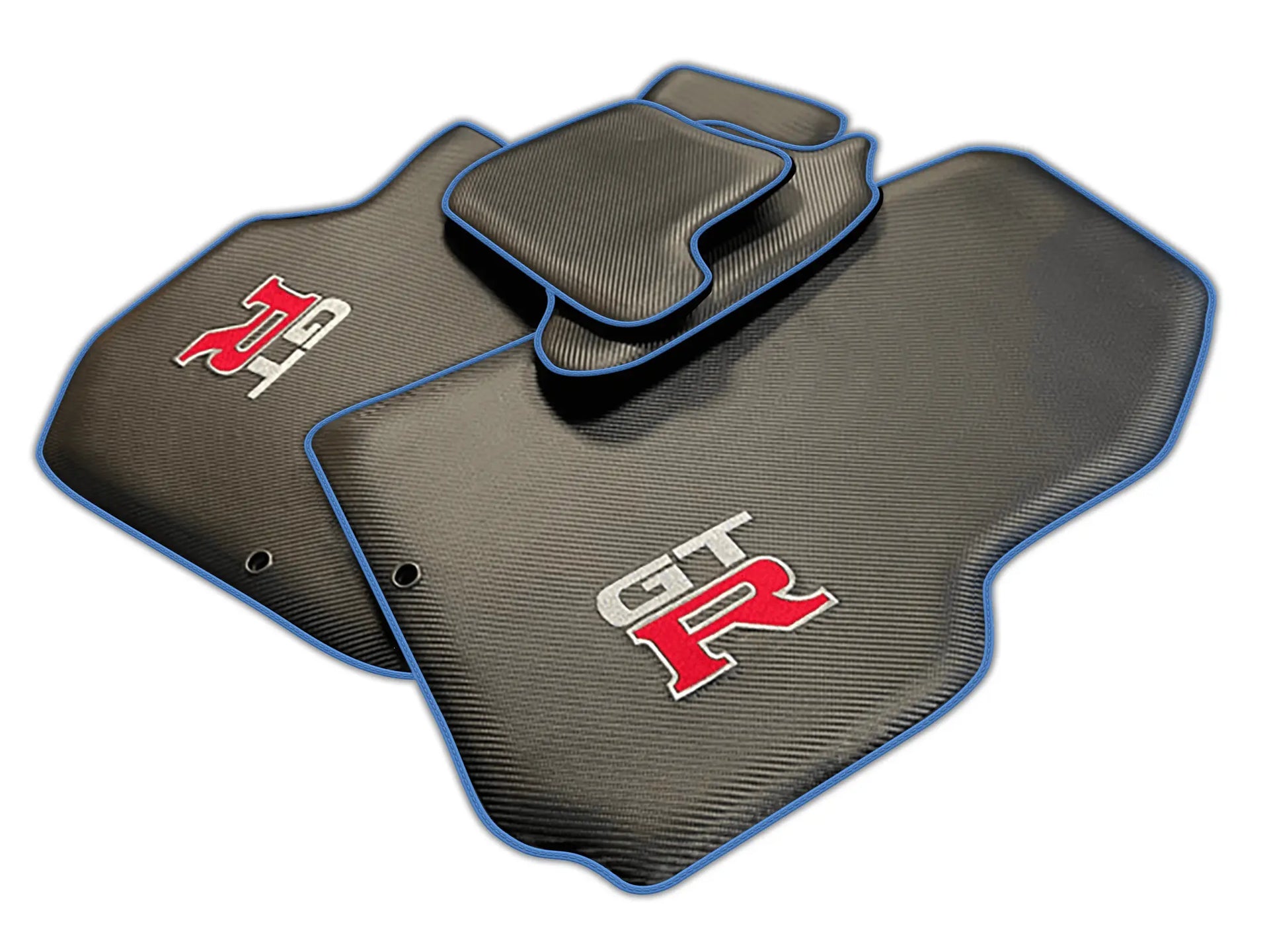 Carbon Leather Floor Mats For Nissan GT-R | Various Trim Colors