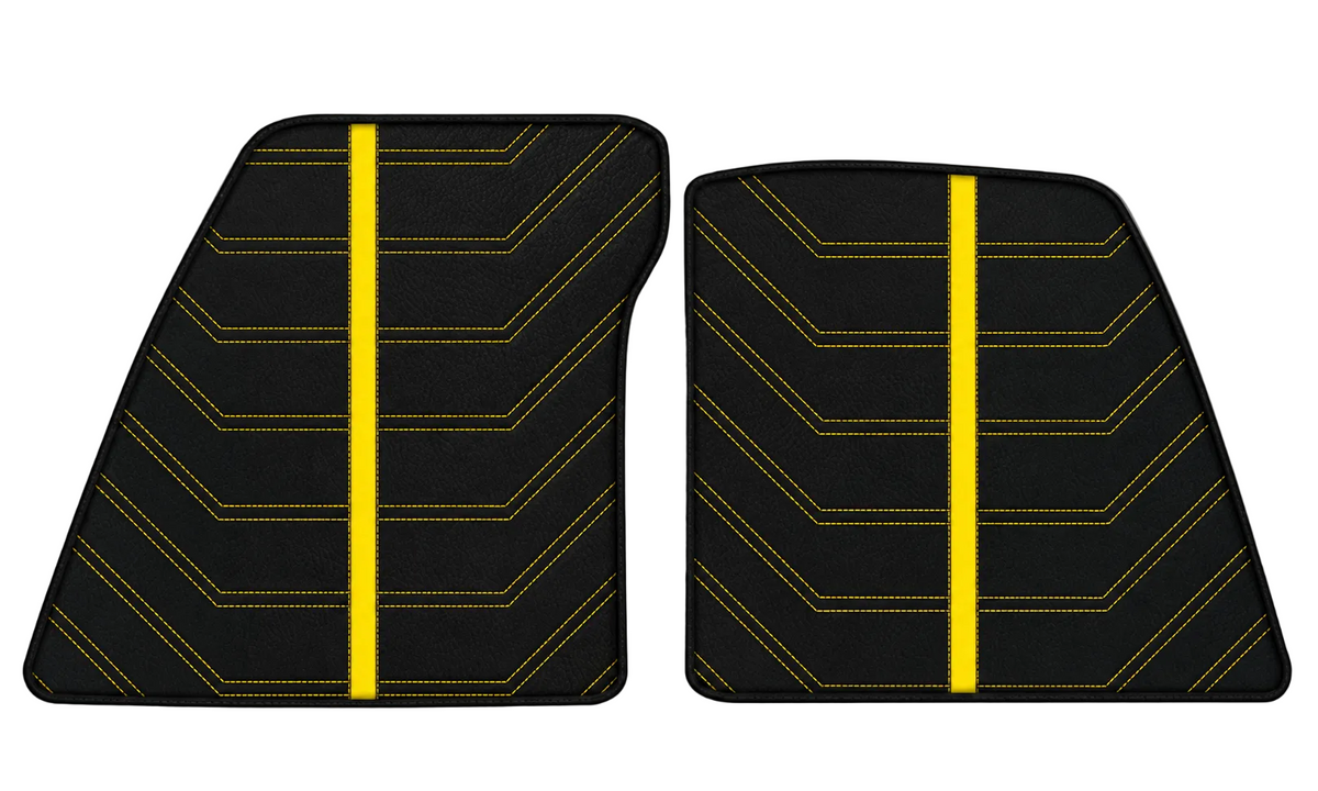 Alfombrillas de cuero negras Daytona para Ferrari 849 Testarossa (2026-2027)