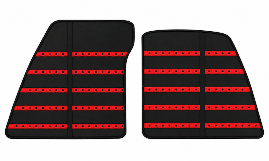 Alfombrillas de cuero negras Daytona para Ferrari 849 Testarossa (2026-2027)