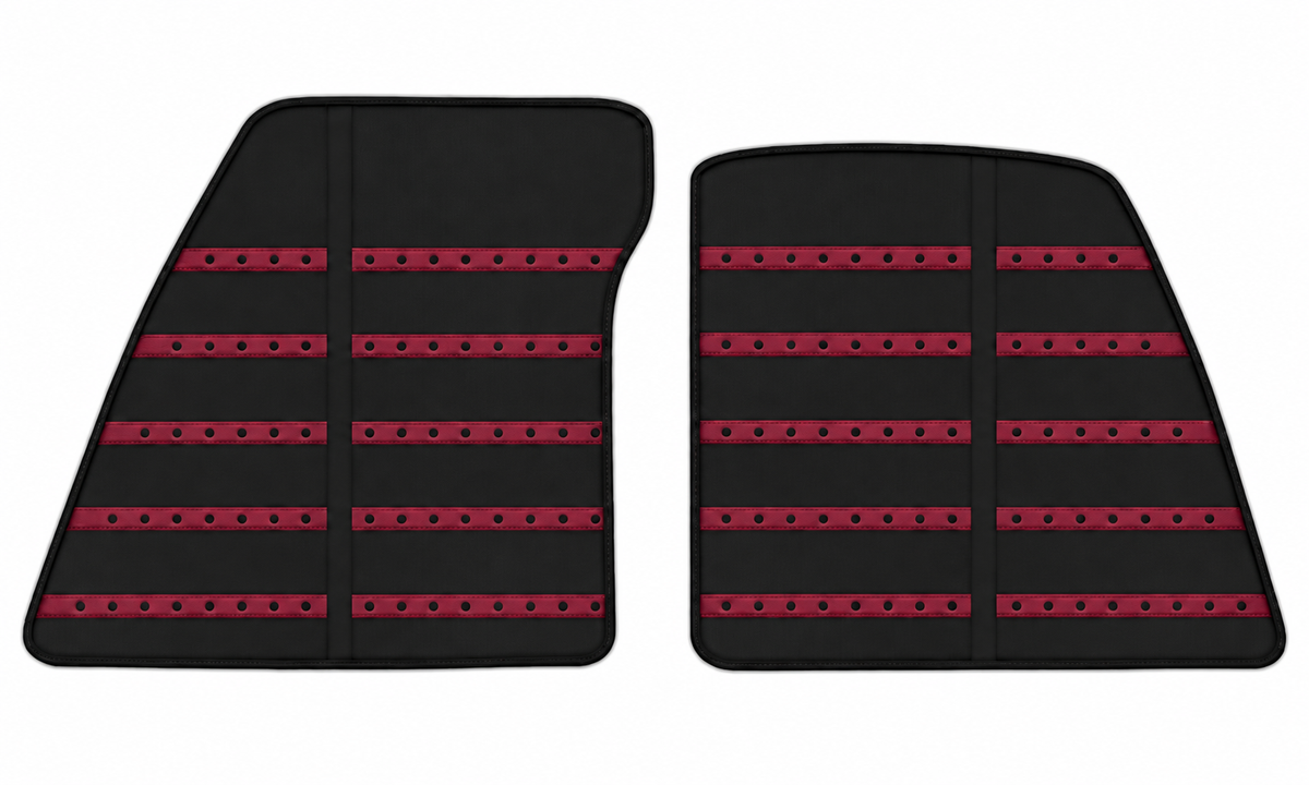 Alfombrillas de cuero negras Daytona para Ferrari 849 Testarossa (2026-2027)