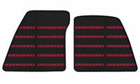 Alfombrillas de cuero negras Daytona para Ferrari 849 Testarossa (2026-2027)