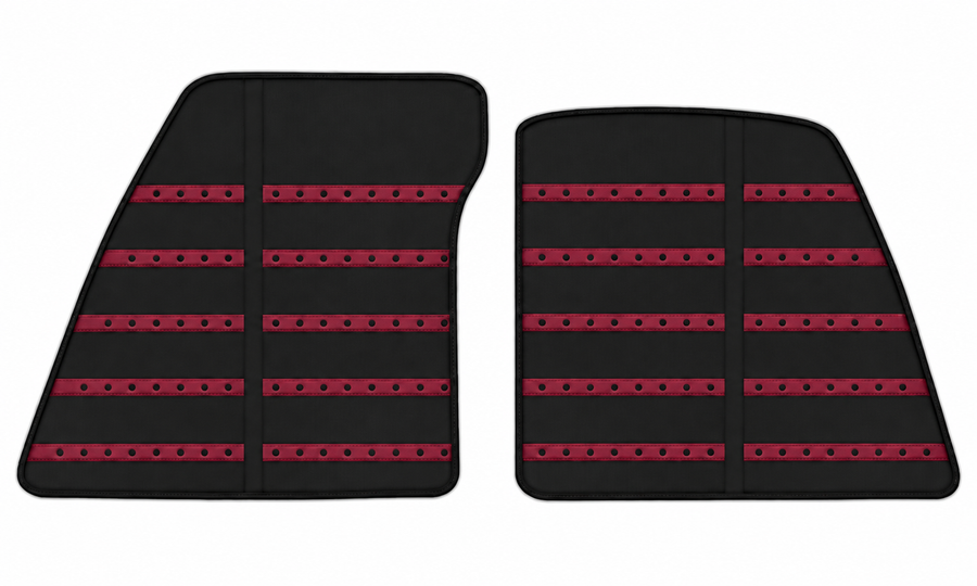 Alfombrillas de cuero negras Daytona para Ferrari 849 Testarossa (2026-2027)