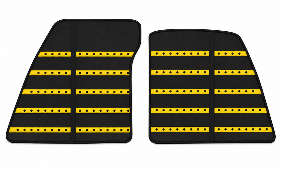Alfombrillas de cuero negras Daytona para Ferrari 849 Testarossa (2026-2027)