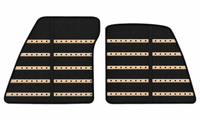 Alfombrillas de cuero negras Daytona para Ferrari 849 Testarossa (2026-2027)