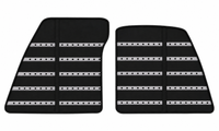 Alfombrillas de cuero negras Daytona para Ferrari 849 Testarossa (2026-2027)