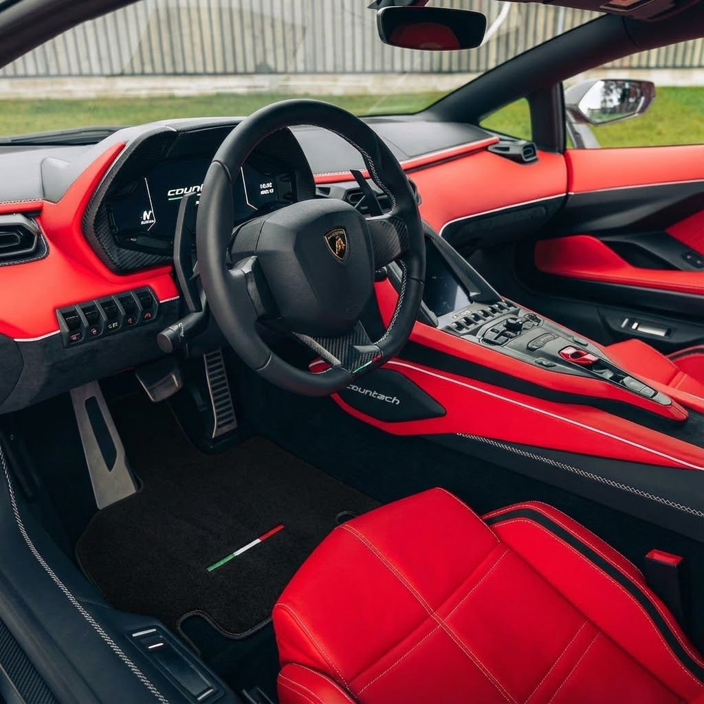 Floor Mats for Lamborghini Countach Autowin Brand