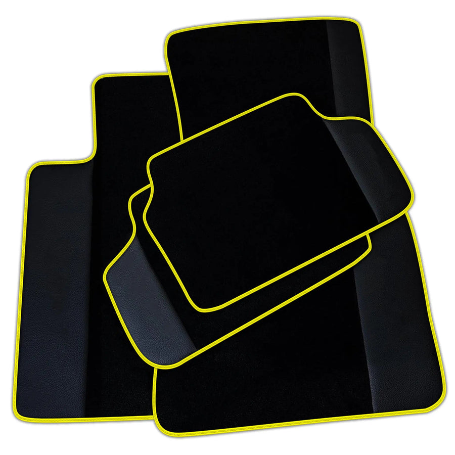 Customizable Black Mats For BMW 1 Series F70 With Leather