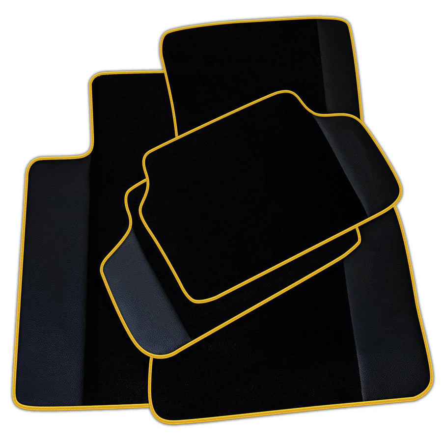Customizable Black Mats For BMW G60 (2023-2026) Sedan With Leather