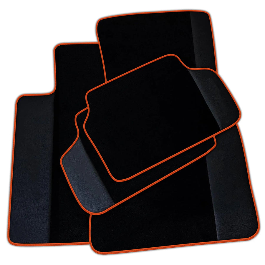 Customizable Black Mats For BMW G60 (2023-2026) Sedan With Leather