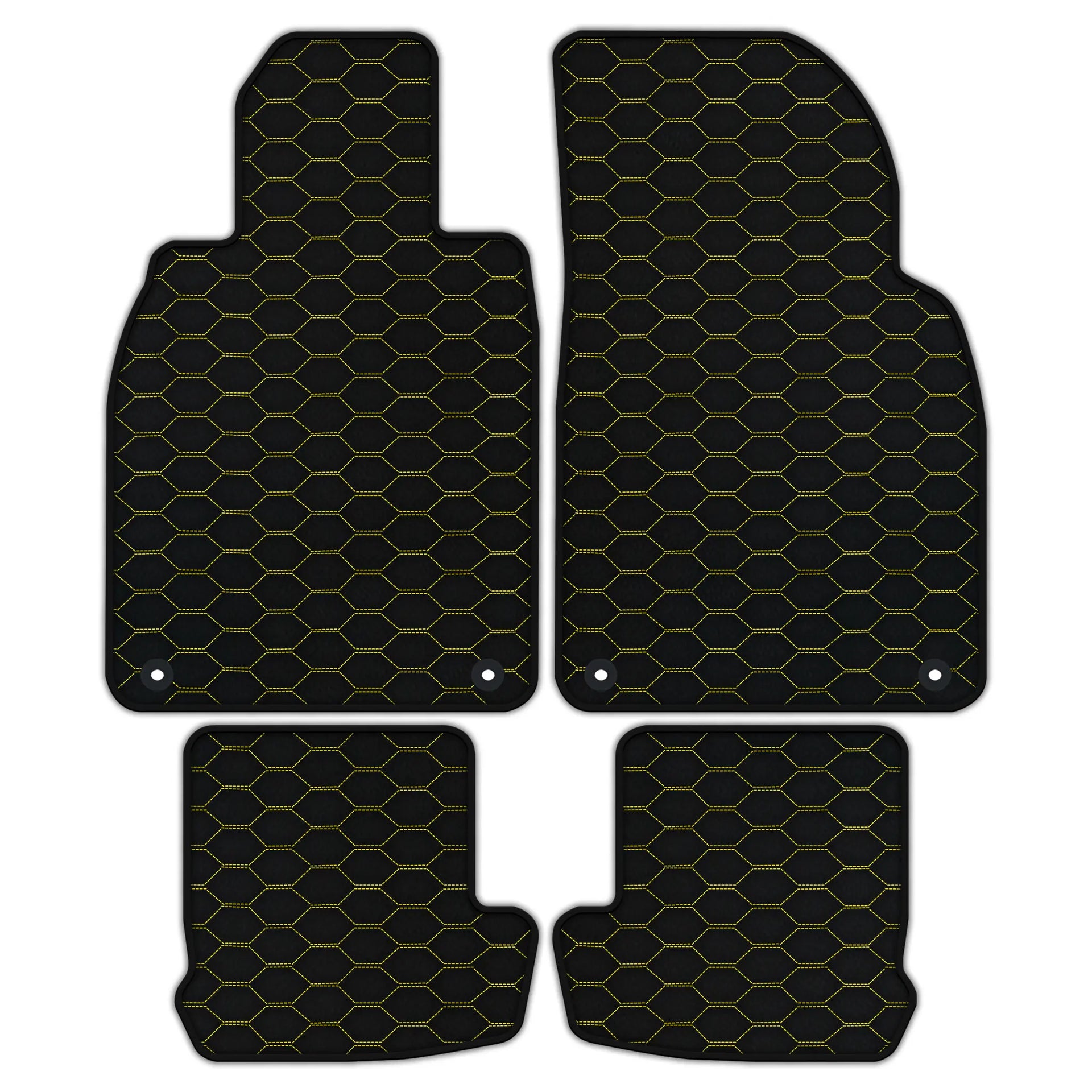Custom Leather Floor Mats for Porsche 991 (2012-2019) - Double Diamond