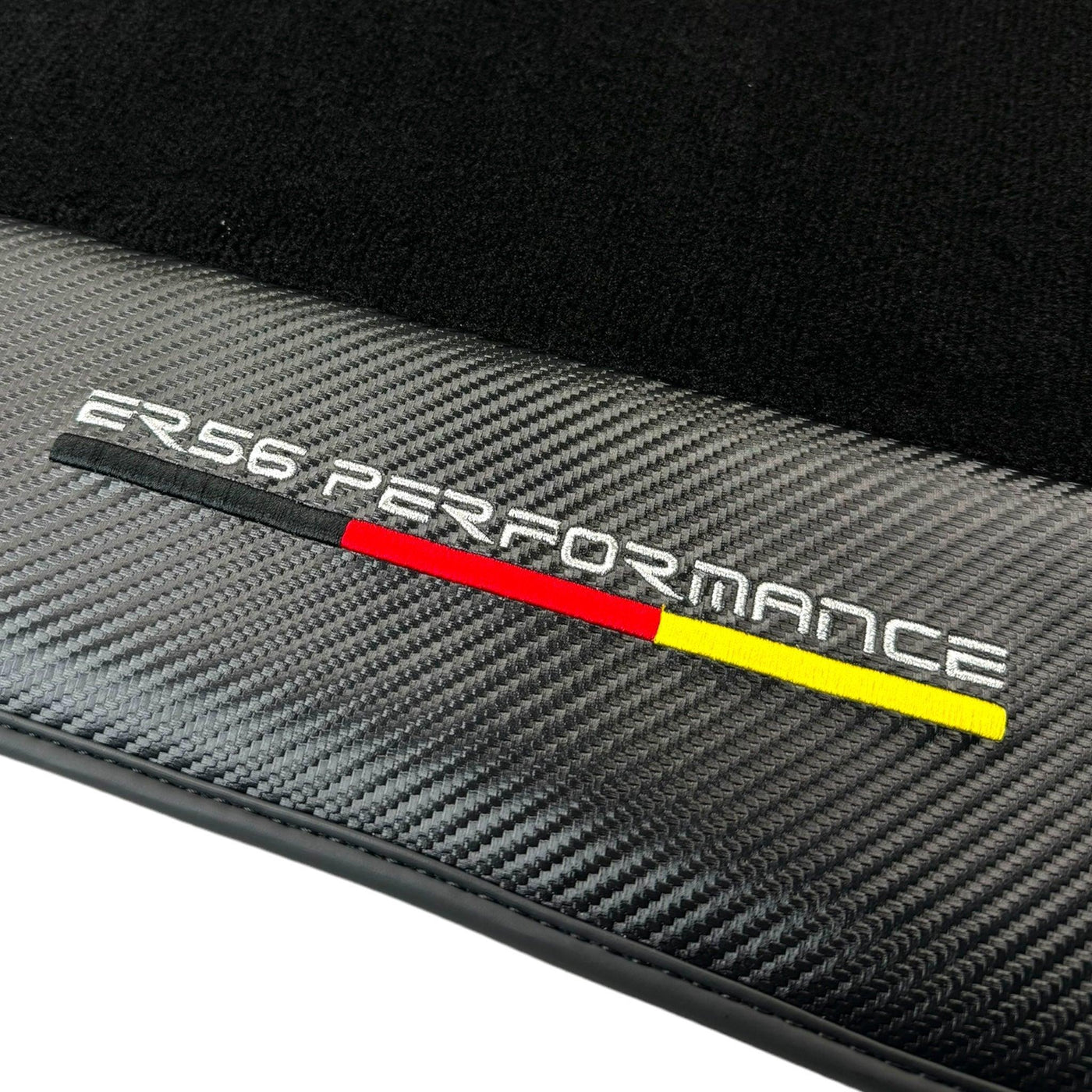 Black Floor Mats for Mercedes Benz CLS-Class C218 Coupe with Carbon | ER56 Performance - AutoWin