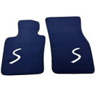 Dark Blue Floor Mats for Mini Cabrio R52 Convertible (2004-2009) - AutoWin
