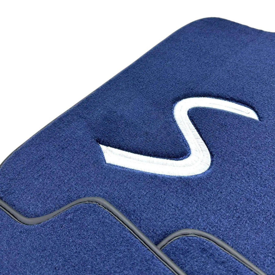 Dark Blue Floor Mats for Mini Cabrio R52 Convertible (2004-2009) - AutoWin
