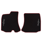 Custom Black Leather Floor Mats for Ferrari 812 Superfast (2018-2023)